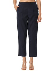 NAVI BLUE COTTON PANTS NAVI BLUE COTTON PANTS