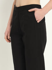 BLACK COTTON PANTS BLACK COTTON PANTS