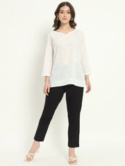 BLACK COTTON PANTS BLACK COTTON PANTS