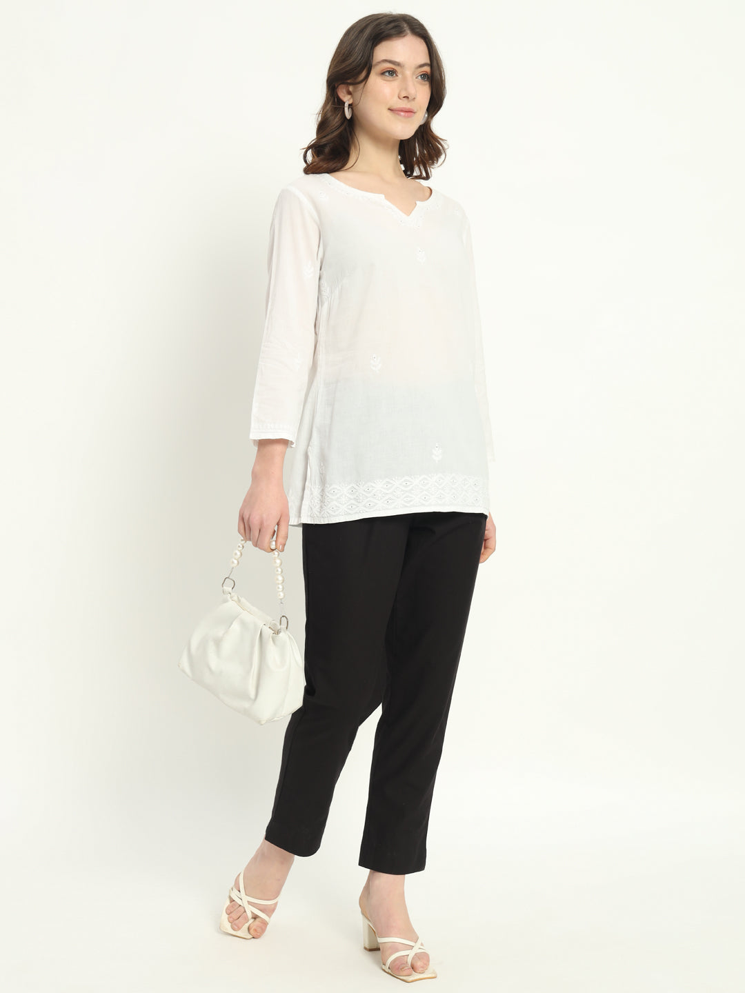 BLACK COTTON PANTS BLACK COTTON PANTS