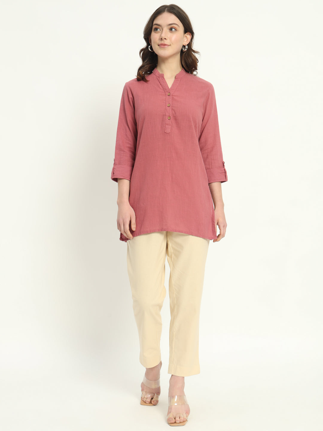 BEIGE COTTON PANTS BEIGE COTTON PANTS