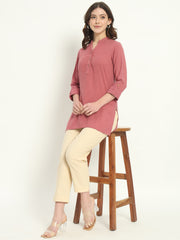 BEIGE COTTON PANTS BEIGE COTTON PANTS