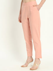 PEACH COTTON PANTS - SKYTICK PEACH COTTON PANTS - SKYTICK