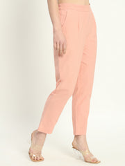 PEACH COTTON PANTS - SKYTICK PEACH COTTON PANTS - SKYTICK