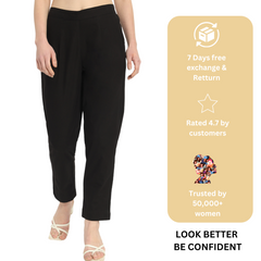BLACK COTTON PANTS BLACK COTTON PANTS