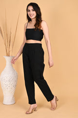 BLACK CLASSIC COTTON PANTS BLACK CLASSIC COTTON PANTS