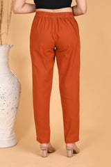 RUST CLASSIC COTTON PANTS - SKYTICK RUST CLASSIC COTTON PANTS - SKYTICK