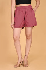 ROSE TAUPE LINEN SHORTS - SKYTICK ROSE TAUPE LINEN SHORTS - SKYTICK