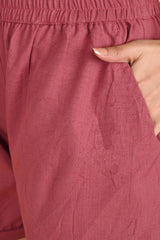ROSE TAUPE LINEN SHORTS - SKYTICK ROSE TAUPE LINEN SHORTS - SKYTICK
