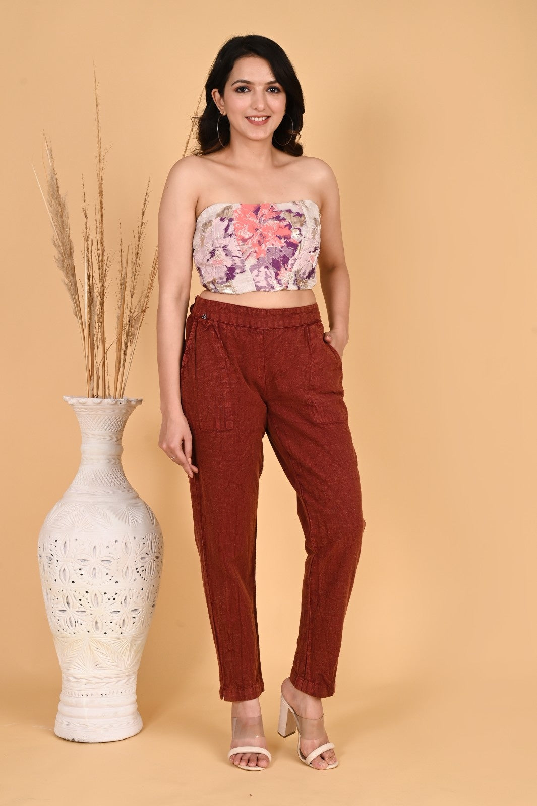 DENIM COTTON PANTS DENIM COTTON PANTS