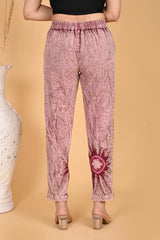 ROSE PINK BANDHEJ COTTON PANTS - SKYTICK ROSE PINK BANDHEJ COTTON PANTS - SKYTICK