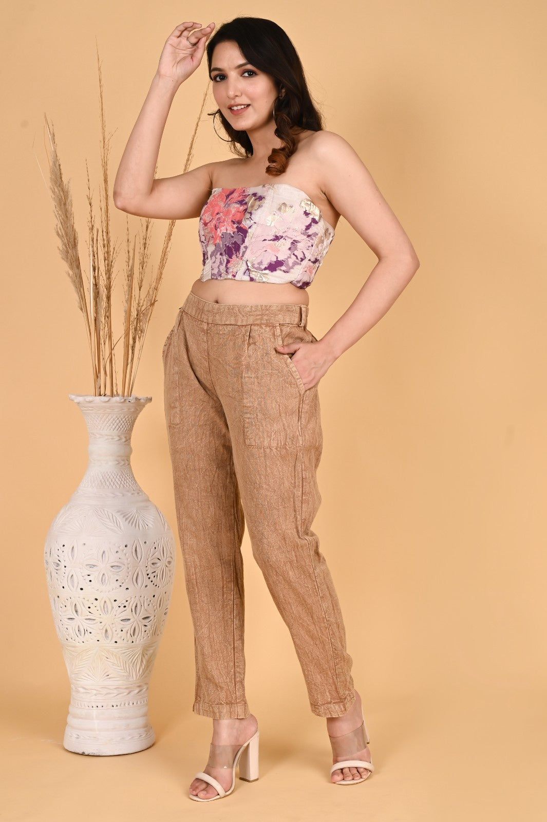 DENIM COTTON PANTS DENIM COTTON PANTS