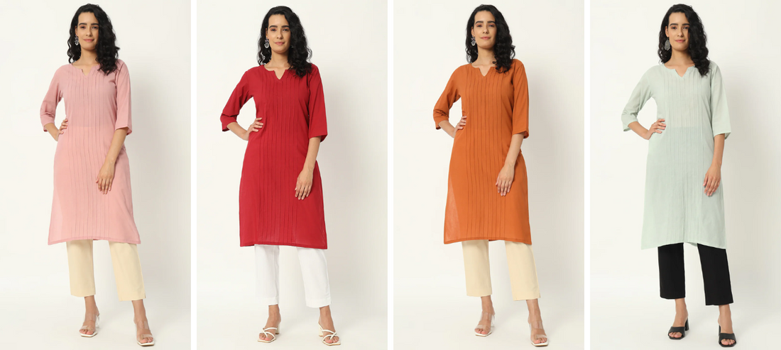 Cotton Long Kurtas