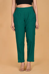 RAMA GREEN CLASSIC COTTON PANTS - SKYTICK